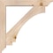 Ekena Millwork Imperial Traditional Smooth Bracket w/ Offset Brace, Douglas Fir, 5 1/2"W x 32"D x 32"H BKT0604X32X32IMP01SDF - alternate 2